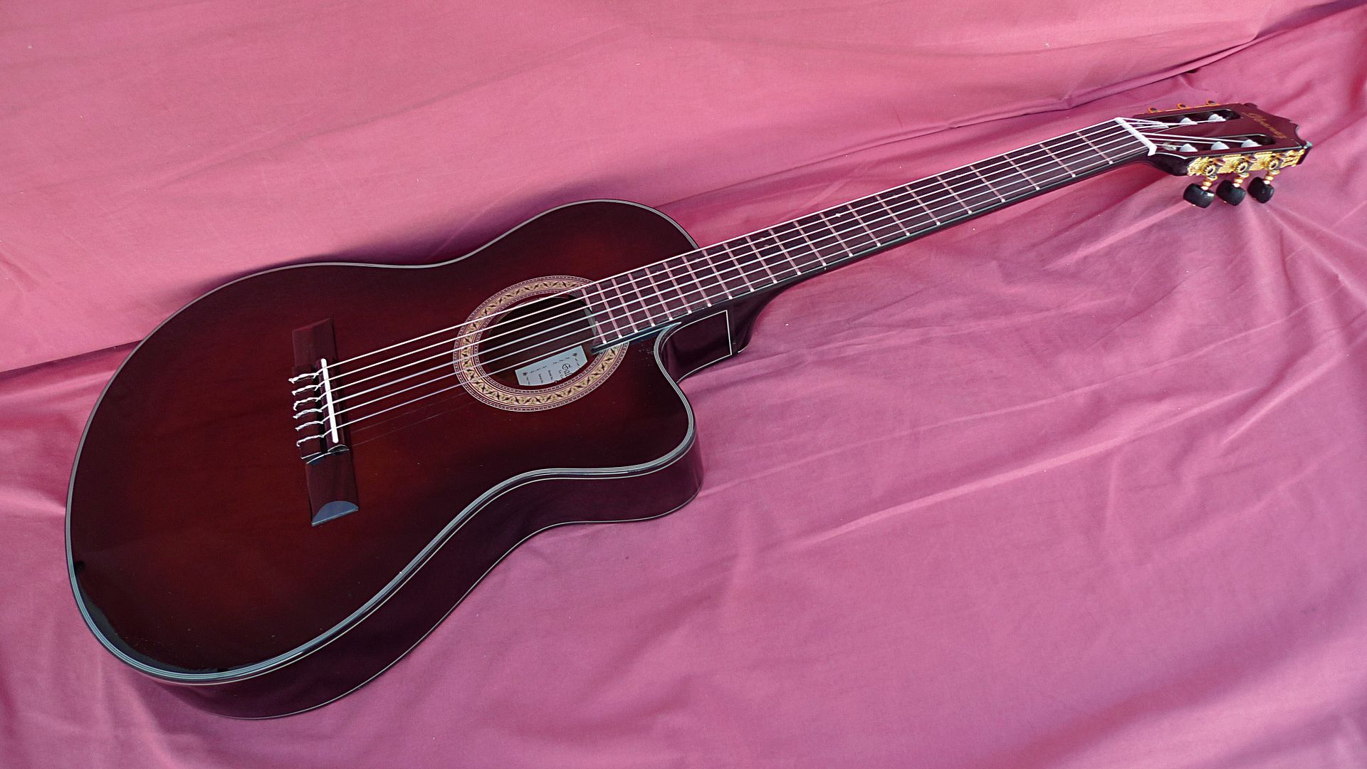 Ibanez Ga35tce Dvs Acoustic Electric Classic Cutaway Classical Nylon Strings Ebay 